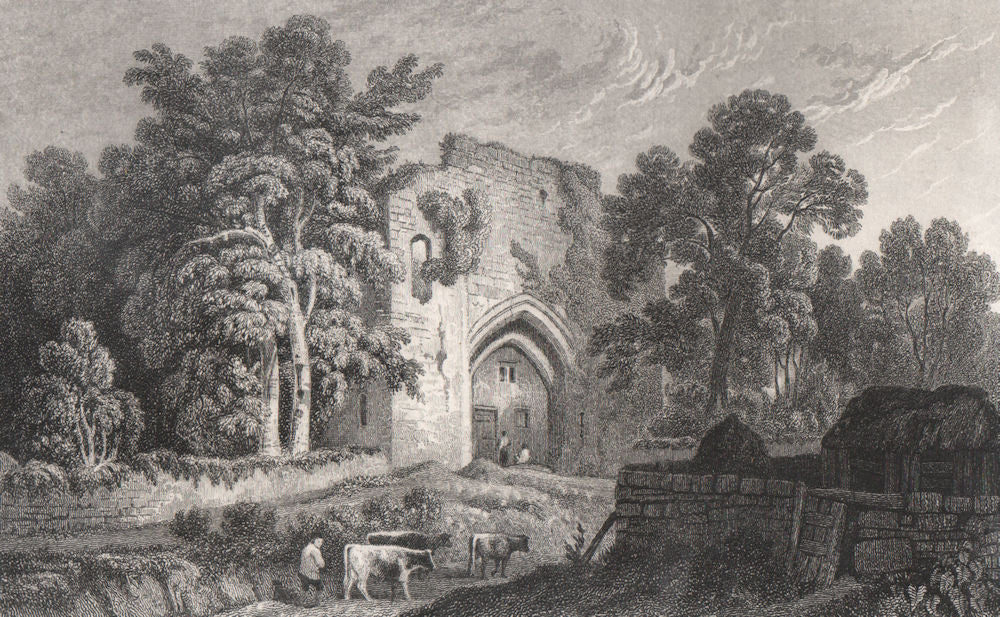 St. Quintin's Castle near Cowbridge, Glamorganshire, by Henry Gastineau 1835